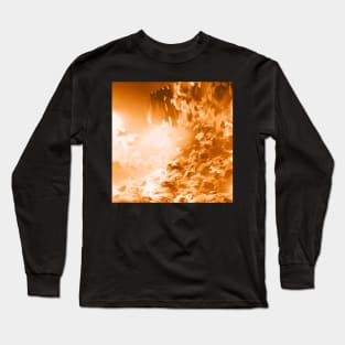 Orange Super Sky Long Sleeve T-Shirt